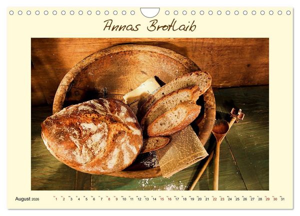 Produktbild: Mein liebstes Brot (Wandkalender 2026 DIN A4 quer), CALVENDO Monatskalender