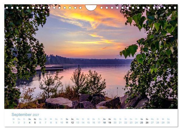 Produktbild: Schwedens Seen (Wandkalender 2027 DIN A4 quer), CALVENDO Monatskalender