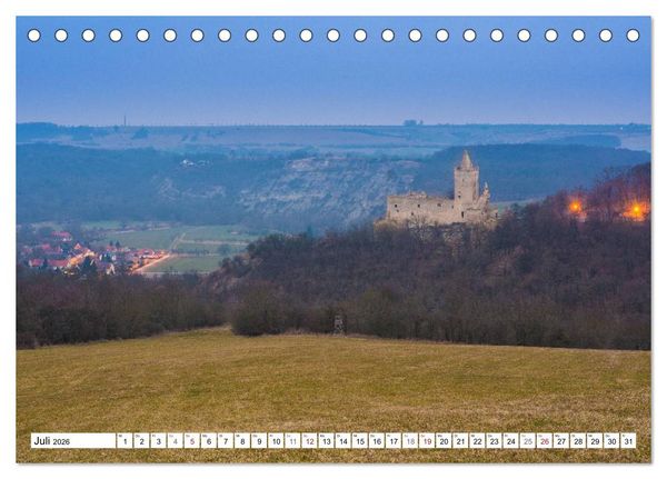 Produktbild: Sachsen-Anhalt - Schl&ouml;sser und Burgen (Tischkalender 2026 DIN A5 quer), CALVENDO Monatskalender