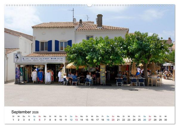 Produktbild: Frankreichs sch&ouml;nste D&ouml;rfer - Saintes Maries de la Mer (Wandkalender 2026 DIN A2 quer), CALVENDO Monatskalender