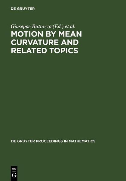 Produktbild: Motion by Mean Curvature and Related Topics