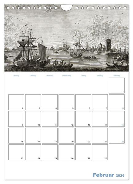 Produktbild: Segelschiffe - mit Planerfunktion (Wandkalender 2026 DIN A4 hoch), CALVENDO Monatskalender