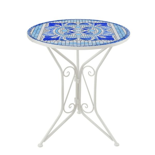 Produktbild: HTI-Living Gartentisch Metall Creme Santorin Gartentisch Metall Creme Santorin