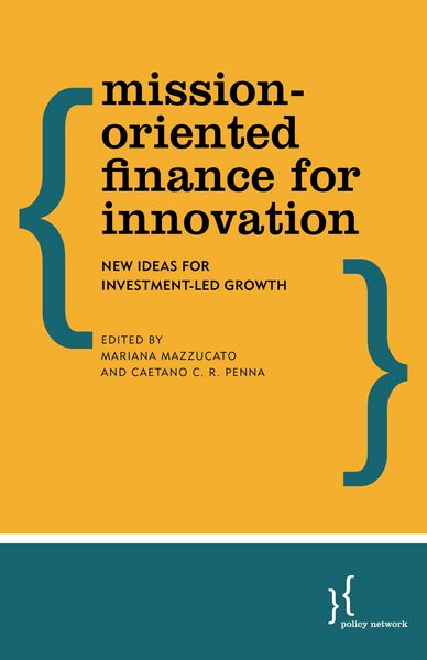 Produktbild: Mission-Oriented Finance for Innovation