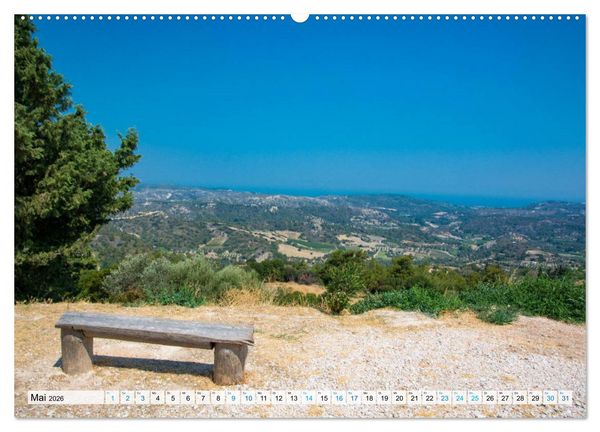 Produktbild: Rhodos - Traumhafter S&uuml;den (Wandkalender 2026 DIN A2 quer), CALVENDO Monatskalender