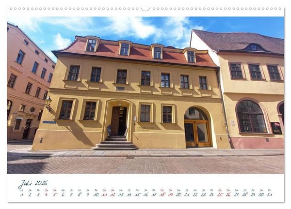 Produktbild: Halle an der Saale. Wir schlendern durch die Heimat von Georg Friedrich H&auml;ndel (hochwertiger Premium Wandkalender 2026 DIN A2 quer), Kunstdruck in Hochglanz