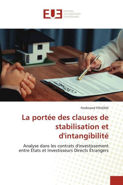 Produktbild: La port&eacute;e des clauses de stabilisation et d'intangibilit&eacute;