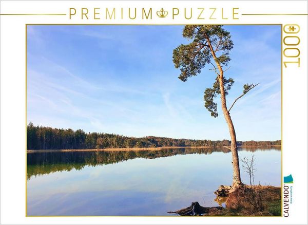 Produktbild: CALVENDO Puzzle Akzeptanz statt Widerstand - Baum an den Osterseen | 1000 Teile Lege-Gr&ouml;&szlig;e 64x48cm Foto-Puzzle f&uuml;r gl&uuml;ckliche Stunden