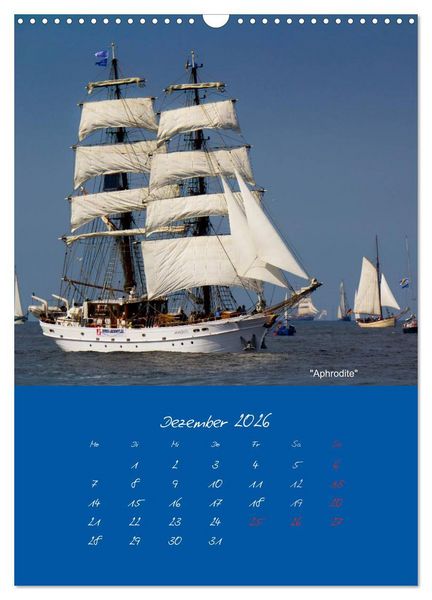Produktbild: Unter Segeln (Wandkalender 2026 DIN A3 hoch), CALVENDO Monatskalender