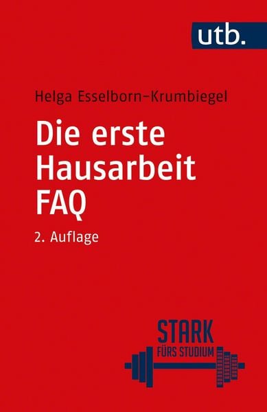 Produktbild: Die erste Hausarbeit - FAQ