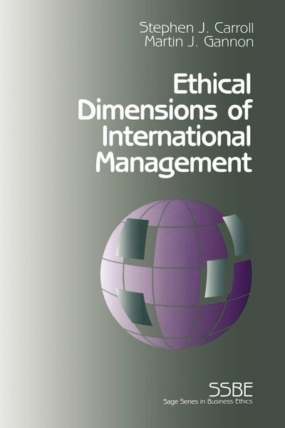 Produktbild: Ethical Dimensions of International Management