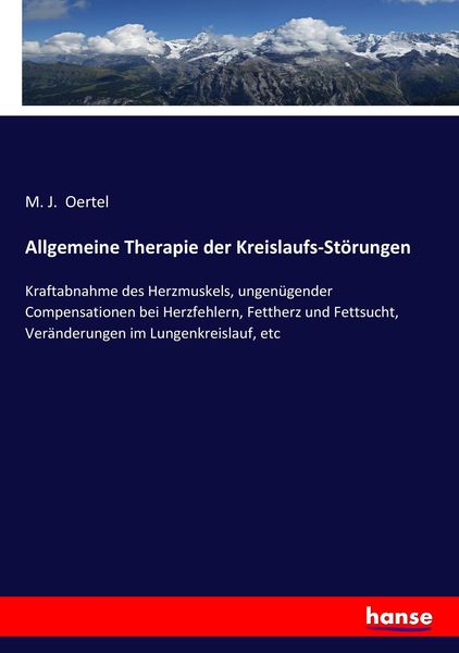 Produktbild: Allgemeine Therapie der Kreislaufs-St&ouml;rungen