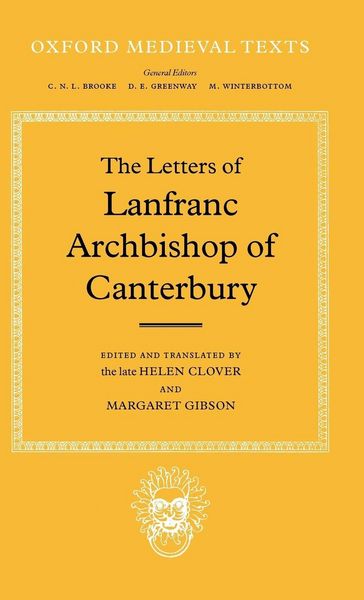 Produktbild: The Letters of Lanfranc, Archbishop of Canterbury
