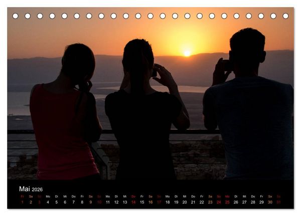 Produktbild: Israel - Heiliges Land (Tischkalender 2026 DIN A5 quer), CALVENDO Monatskalender