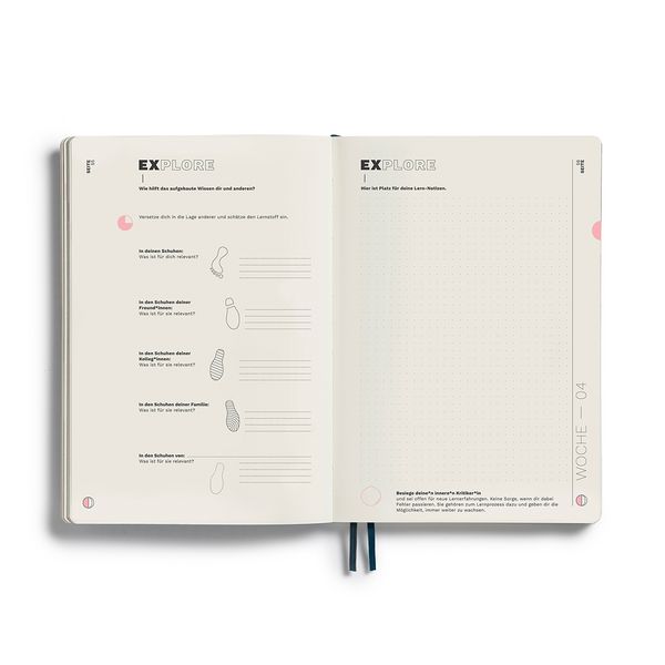 Produktbild: LEUCHTTURM1917 Learning Journal Composition (B5), Flexcover, Pacific Green, Deutsch