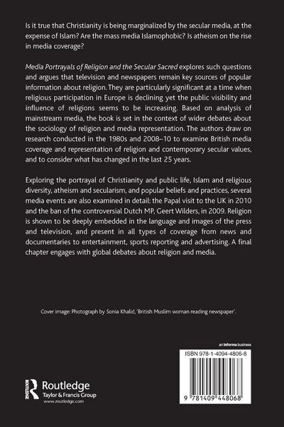 Produktbild: Media Portrayals of Religion and the Secular Sacred