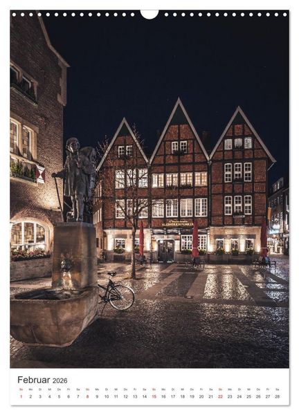 Produktbild: M&uuml;nster - stimmungsvoll und harmonisch (Wandkalender 2026 DIN A3 hoch), CALVENDO Monatskalender