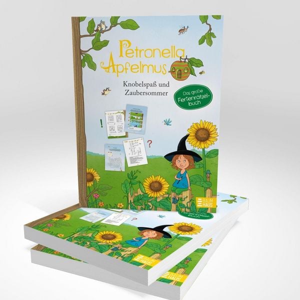 Produktbild: Petronella Apfelmus - Knobelspa&szlig; & Zaubersommer. Das gro&szlig;e Ferien-R&auml;tselbuch