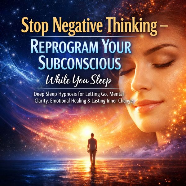 Deep Sleep Hypnosis – Stop Negative Thinking – Reprogram Your Subconscious While You Sleep - Adam Taylor , Hypnosis Institute NYC, Audio,