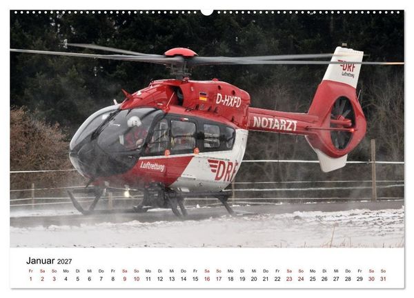 Produktbild: Hubschrauberdynamik in allen Facetten (hochwertiger Premium Wandkalender 2027 DIN A2 quer), Kunstdruck in Hochglanz