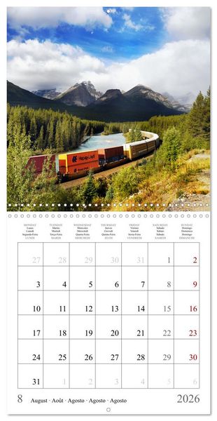 Produktbild: Canada, National Parks Road Trip (Wall Calendar 2026 12 &times; 12 Inch) CALVENDO 12 Month Wall Calendar