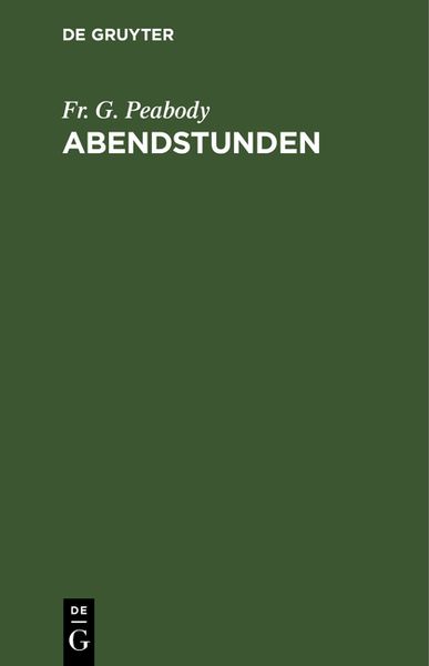 Produktbild: Abendstunden