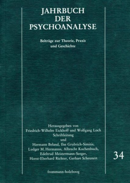 Produktbild: Jahrbuch der Psychoanalyse / Band 34