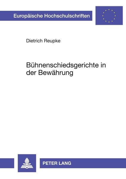 Produktbild: B&uuml;hnenschiedsgerichte in der Bew&auml;hrung