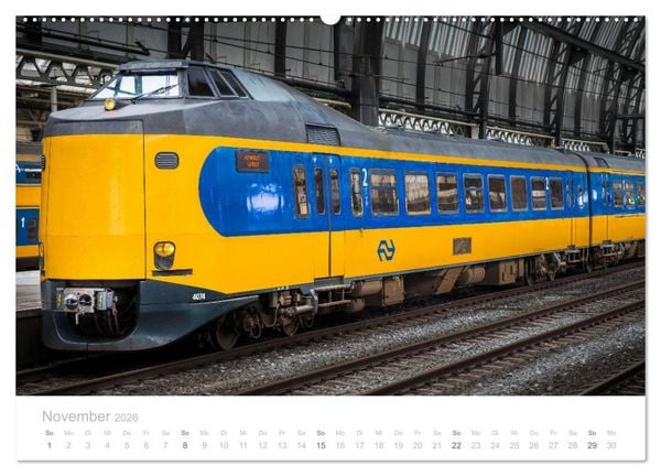 Produktbild: Bus, Bahn und Co. - Faszinierende Fahrzeuge (Wandkalender 2026 DIN A2 quer), CALVENDO Monatskalender