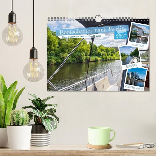 Produktbild: Bootscharter nach Berlin (Wandkalender 2027 DIN A4 quer), CALVENDO Monatskalender