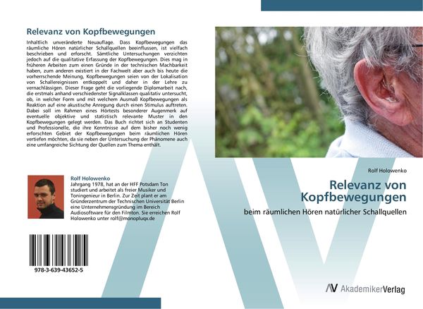 Produktbild: Relevanz von Kopfbewegungen
