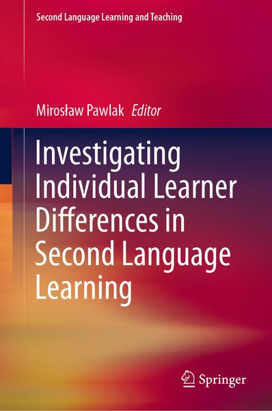Produktbild: Investigating Individual Learner Differences in Second Language Learning