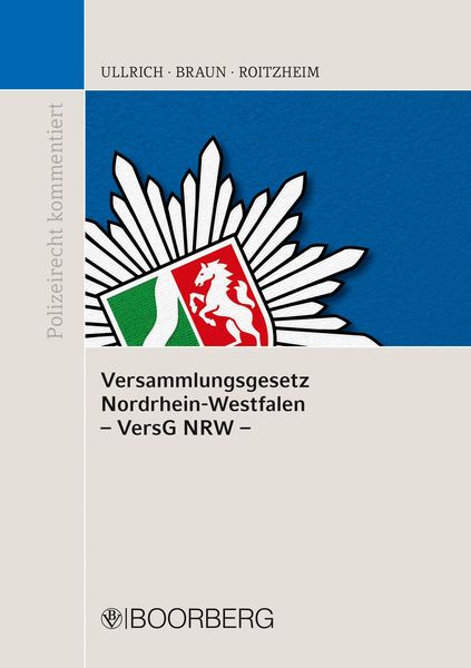 Produktbild: Versammlungsgesetz Nordrhein-Westfalen