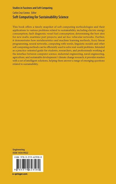 Produktbild: Soft Computing for Sustainability Science