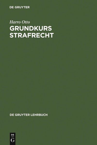 Produktbild: Grundkurs Strafrecht