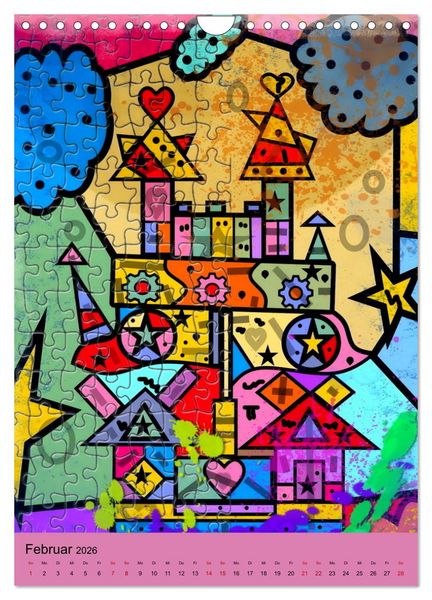 Produktbild: Puzzleteile (Wandkalender 2026 DIN A4 hoch), CALVENDO Monatskalender