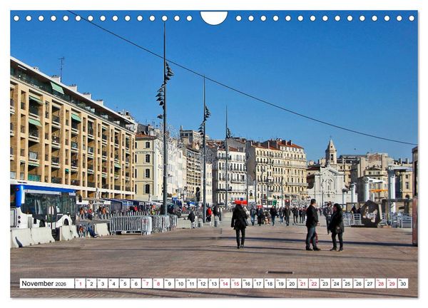 Produktbild: Marseille vom Frankfurter Taxifahrer Petrus Bodenstaff (Wandkalender 2026 DIN A4 quer), CALVENDO Monatskalender