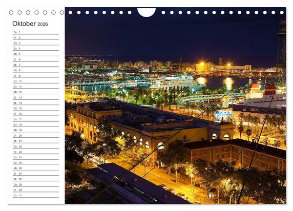 Produktbild: Metropole Barcelona (Wandkalender 2026 DIN A4 quer), CALVENDO Monatskalender