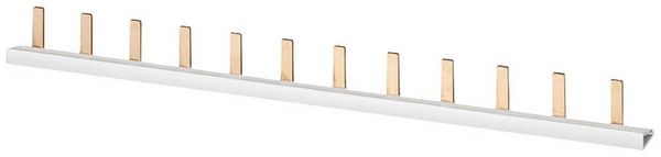 Produktbild: Siemens 5ST3730 Stiftsammelschiene ber&uuml;hrungssicher, 10mm2 1-phasig, 214mm lang schneidbar Stiftsammelschiene Wei&szlig; 10 mm&sup2; 63 A 1 St.