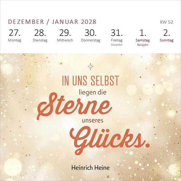 Produktbild: Mini-Wochenkalender Tsch&uuml;ss Arbeit, hallo Ruhestand! 2027