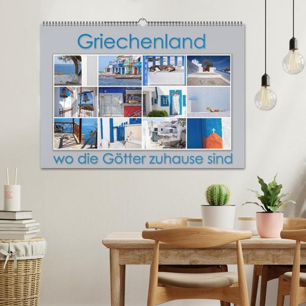Produktbild: Griechenland - wo die G&ouml;tter zuhause sind (Wandkalender 2026 DIN A2 quer), CALVENDO Monatskalender