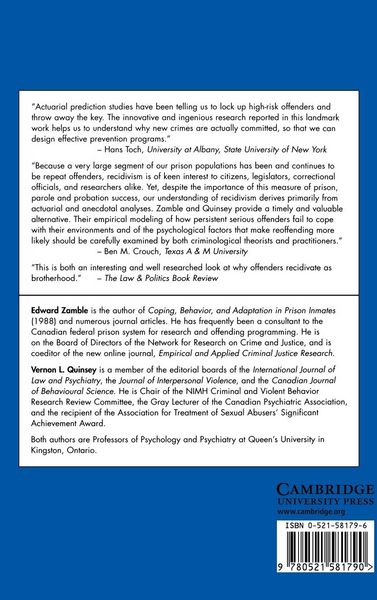 Produktbild: The Criminal Recidivism Process