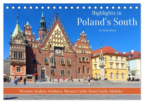Produktbild: Highlights in Poland's South (Desk Calendar 2026 DIN A5 landscape), CALVENDO 12 Month DeskCalendar