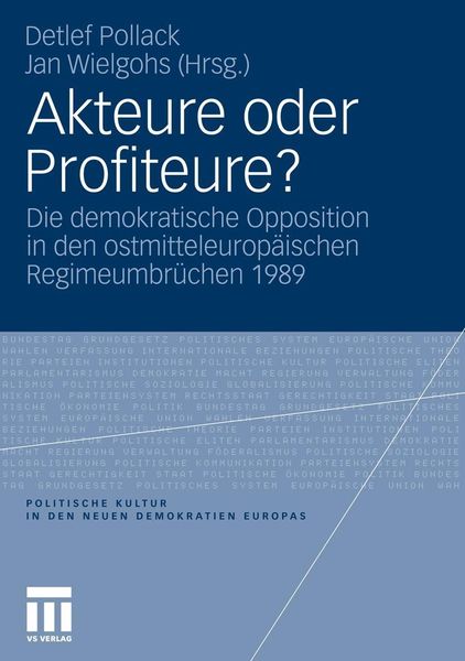 Produktbild: Akteure oder Profiteure?