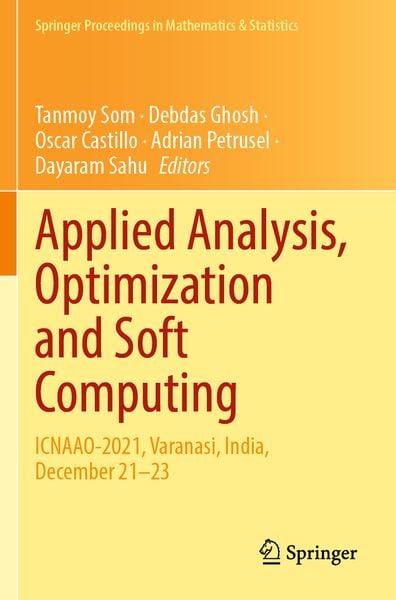 Produktbild: Applied Analysis, Optimization and Soft Computing