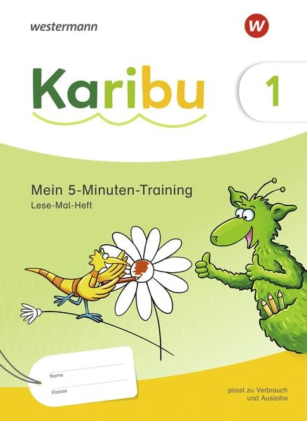 Karibu. 5-Minuten-Training: Lese-Mal-Heft digital angereichert - zielgenau üben plus Höraufgaben