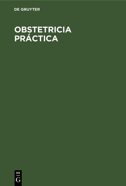 Produktbild: Obstetricia Pr&aacute;ctica