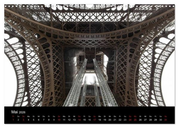 Produktbild: Eiffel Tower &ndash; Tour Eiffel &ndash; Eiffelturm &ndash; Paris 2026 (Wandkalender 2026 DIN A3 quer), CALVENDO Monatskalender