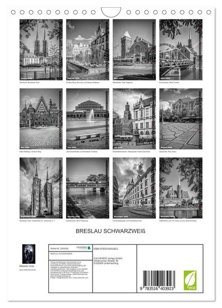 Produktbild: BRESLAU SCHWARZWEI&szlig; (Wandkalender 2026 DIN A4 hoch), CALVENDO Monatskalender