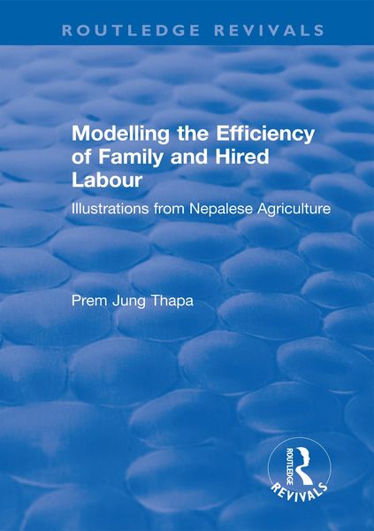 Produktbild: Modelling the Efficiency of Family and Hired Labour